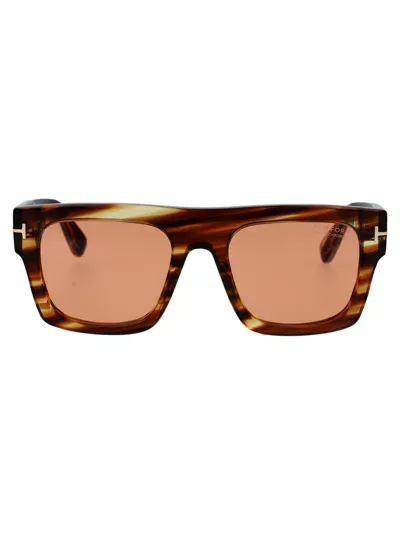 Tom Ford Sunglasses In Orange Havana