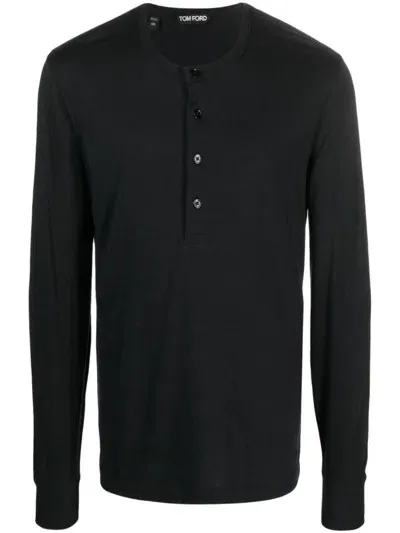 Tom Ford Sweaters In Black