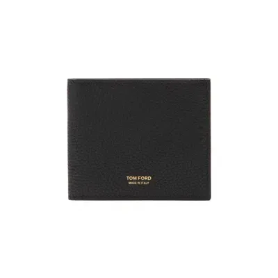 Tom Ford T-line Bifold Wallet Unica In Black