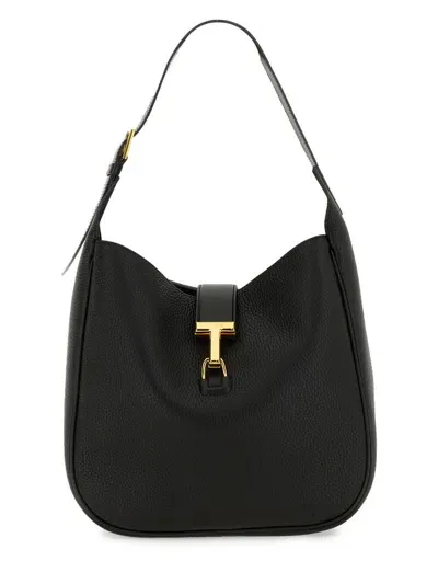 Tom Ford T Pin Shoulder Bag In Black