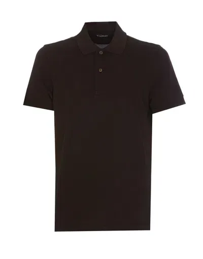 Tom Ford T-shirts And Polos In Brown