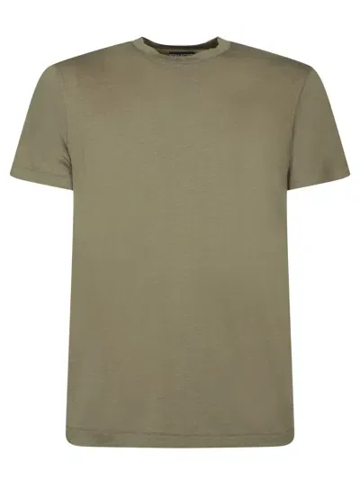 Tom Ford Logo-tag Jersey T-shirt In Green