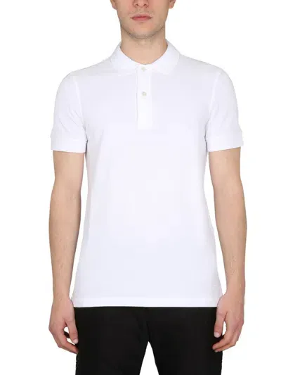 Tom Ford Tennis Polo. In Weiss