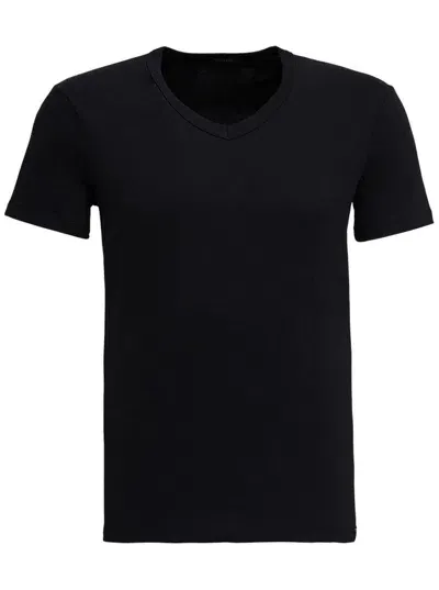 Tom Ford Black V Neck T-shirt