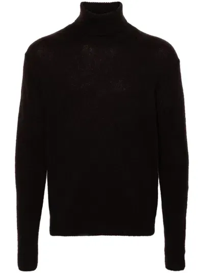 Tom Ford Turtleneck Sweater In Brown