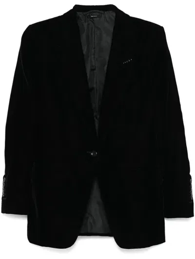 Tom Ford Velvet Blazer In Black