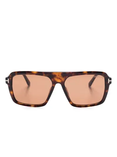 Tom Ford Vincent Sunglasses In Brown