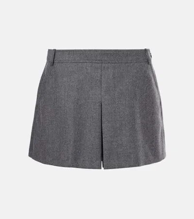 Tom Ford Virgin Wool Skort In Grey