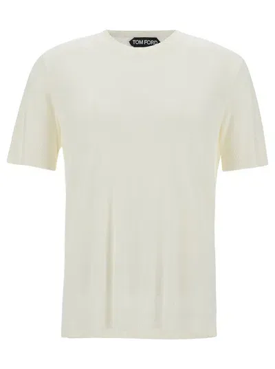 Tom Ford T-shirt Knit In White