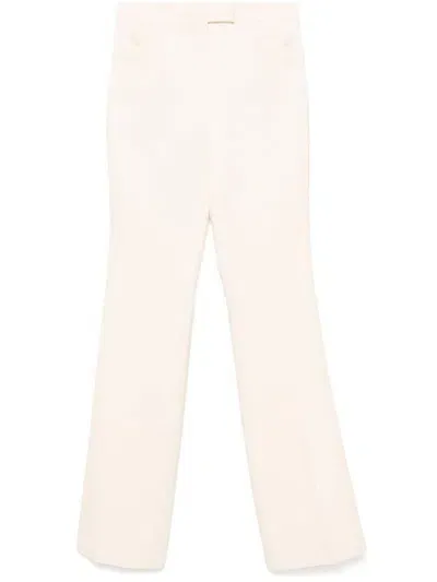 Tom Ford Wide-leg Tailored Trousers In Neutrals