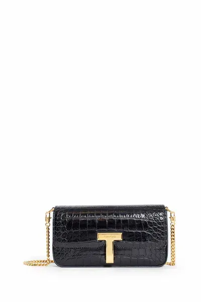 Tom Ford Shoulder Bags In Black