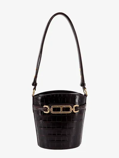 Tom Ford Woman Bucket Bag Woman Brown Bucket Bags