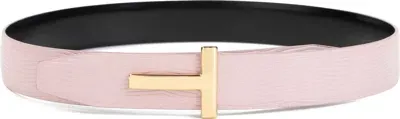 Tom Ford Women's Calf Leather Belt In Pink & Purple