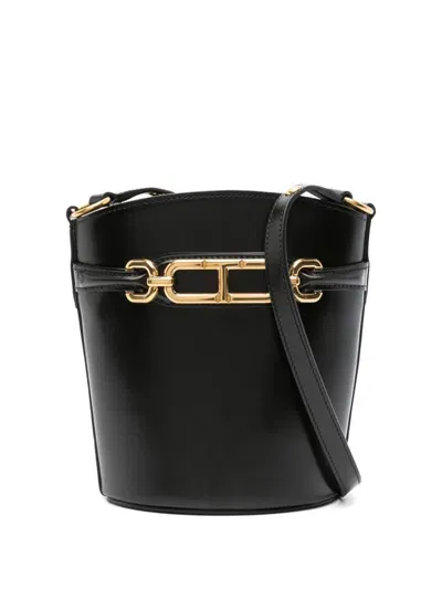 Tom Ford Small Whitney Bucket Bag In Black