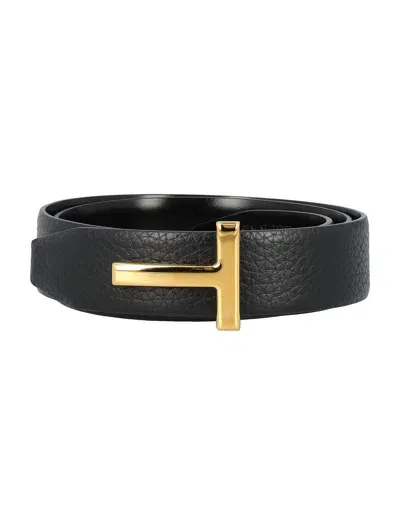 Tom Ford T Reversible Belt In Leather