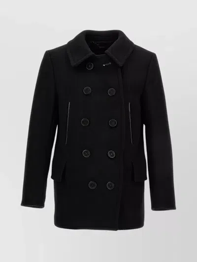 Tom Ford Wool Coat Double Breast Japan In Multicolor