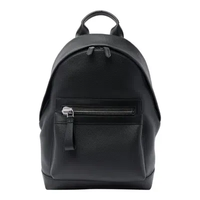 Tom Ford Zipped Backpack In Black