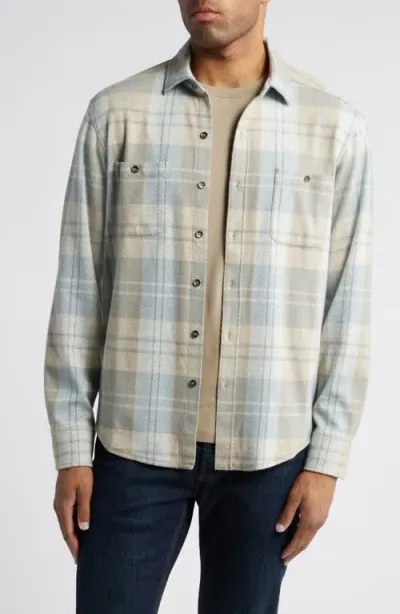 Tommy Bahama Fireside Modesto Plaid Cotton Button-up Shirt In Winds Breath