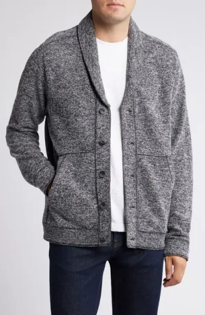 Tommy Bahama Granite Bay Shawl Collar Cardigan In Coal