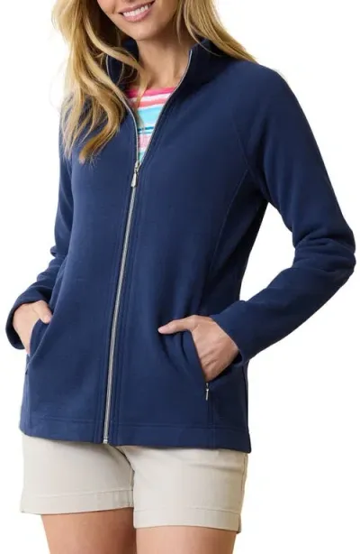 Tommy Bahama New Aruba Zip Jacket In Island Navy