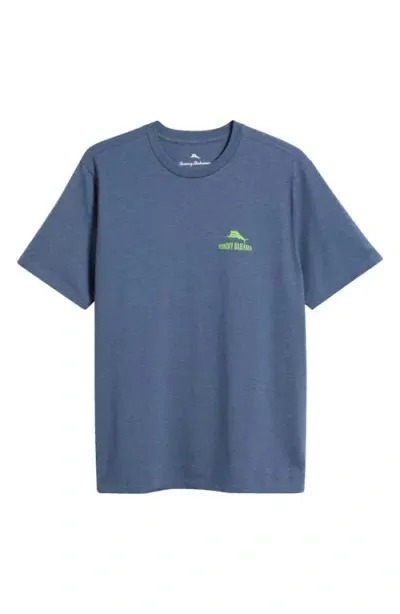 Tommy Bahama Play Freebird Graphic T-shirt In Navy Heather