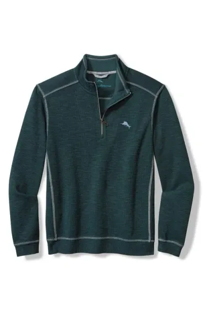 Tommy Bahama Tobago Bay Half Zip Pullover In Dk Channel