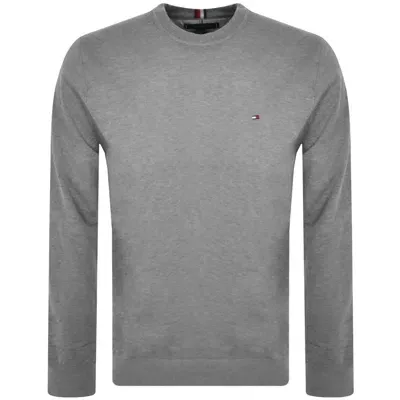 Tommy Hilfiger 1985 Crew Neck Knit Jumper Grey