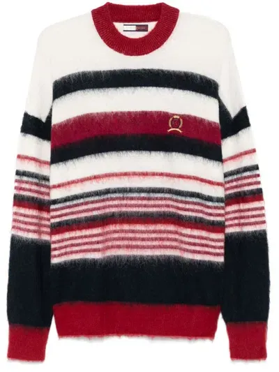 Tommy Hilfiger Crest Sweater In Red