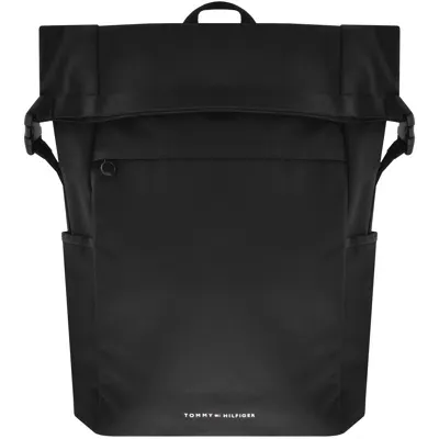 Tommy Hilfiger Element Roll Top Backpack Black