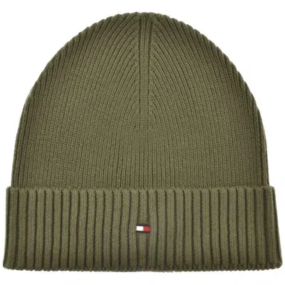 Tommy Hilfiger Flag Beanie Hat Green