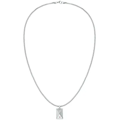 Tommy Hilfiger Geometric Necklace Silver