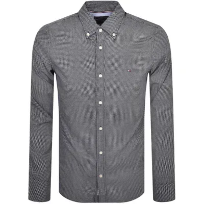 Tommy Hilfiger Long Sleeve Flex Poplin Shirt Navy