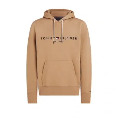 Tommy Hilfiger Logo Hoody Clothing In Black