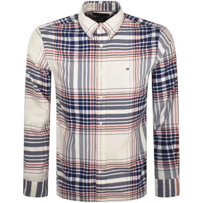 Tommy Hilfiger Oxford Check Shirt White