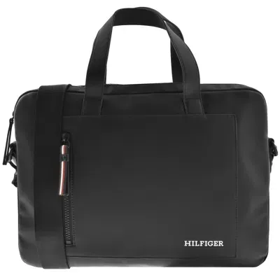 Tommy Hilfiger Pique Slim Computer Bag Black