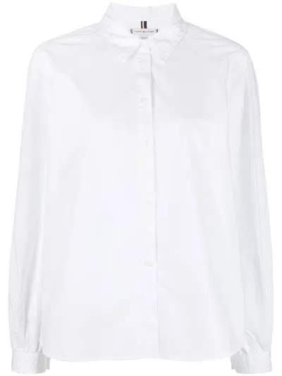 Tommy Hilfiger Raglan Cotton Shirt In White