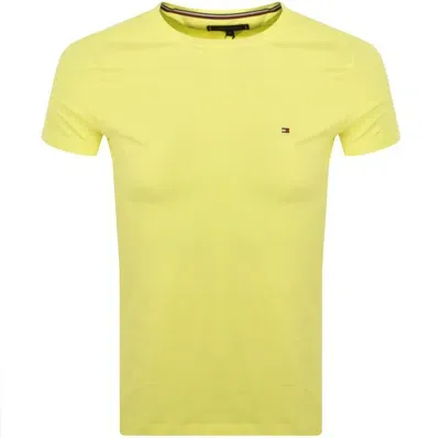 Tommy Hilfiger Stretch Slim Fit T Shirt Yellow