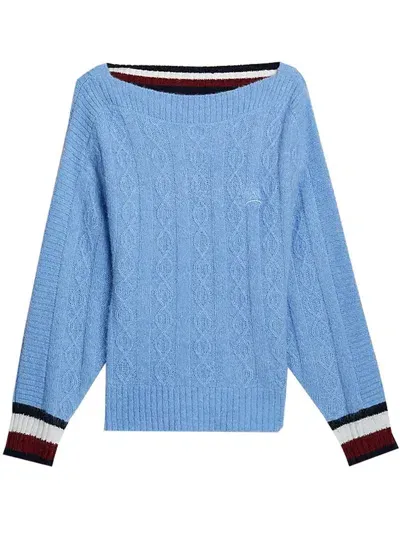 Tommy Hilfiger Sweater Clothing In Blue