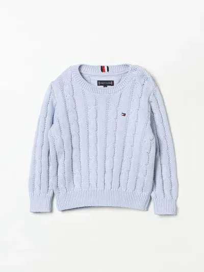 Tommy Hilfiger Sweater  Kids Color Sky Blue In Hellblau