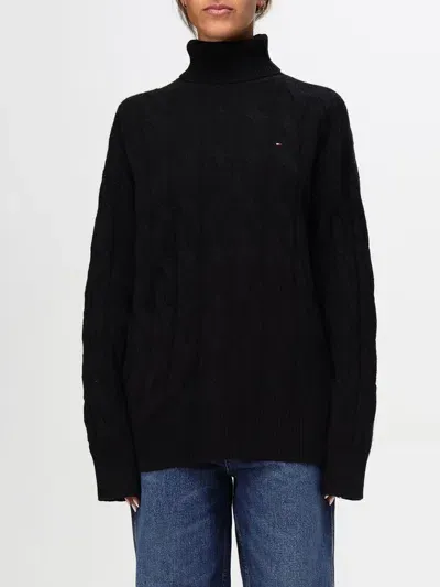 Tommy Hilfiger Sweater  Woman Color Black In Schwarz