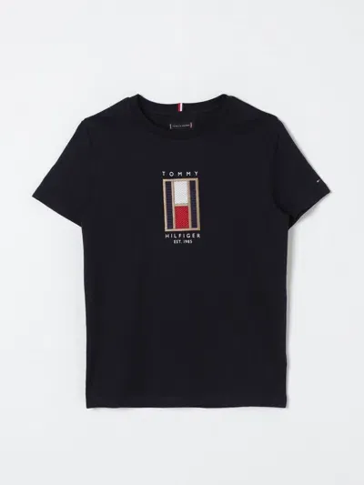 Tommy Hilfiger T-shirt  Kids Color Blue In Blau