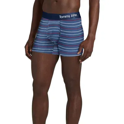 Tommy John Cool Cotton Trunks In Americana Simple Stripe