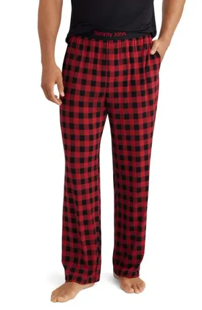 Tommy John Second Skin Pajama Pants In Red