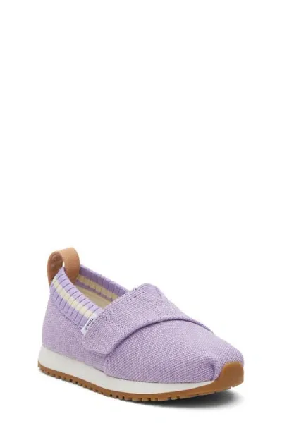 Toms Kids' Areside Slip-on Shoe In Purple Purple