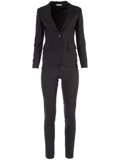 Tonello Notched-lapels Suit In Black