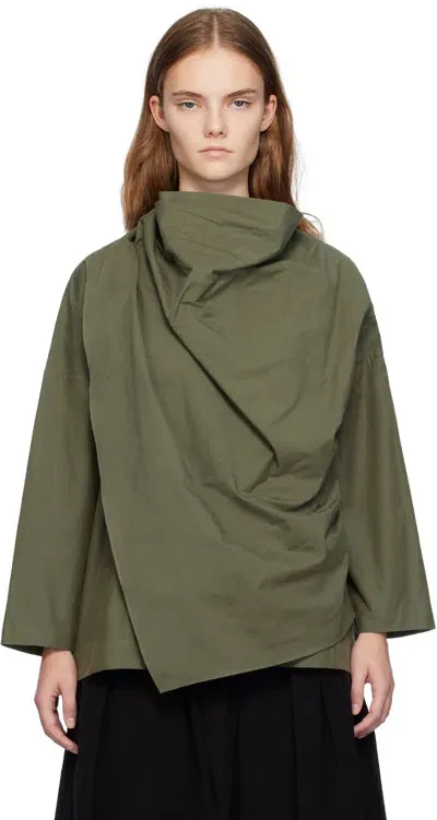 Toogood Khaki 'the Crofter' Blouse