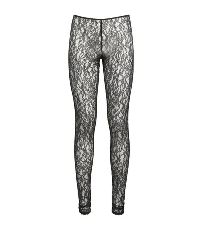 Torlowei Lace Marcella Leggings In Black