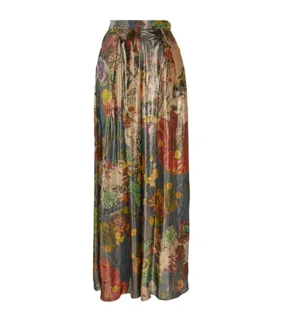 Torlowei Silk Adora Trousers In Multi