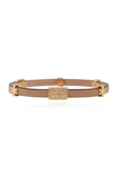 Tory Burch Eleanor Bio Bracelet In Brown