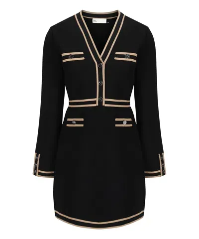 Tory Burch Kendra Mini Dress In Black